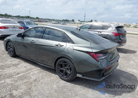 2024 Hyundai Elantra N Line z USA, uszkodzony, nr VIN KMHLR4DF5RU795945